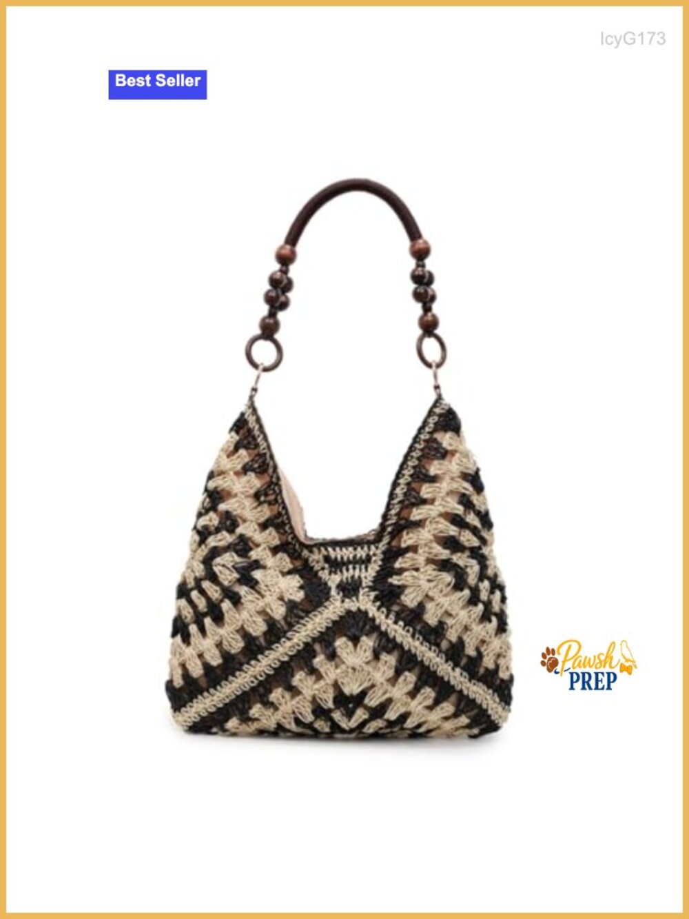 Boho Straw Hobo Bag for Women, Slouchy Soft Shoulder Bags, Woven Summer Beach